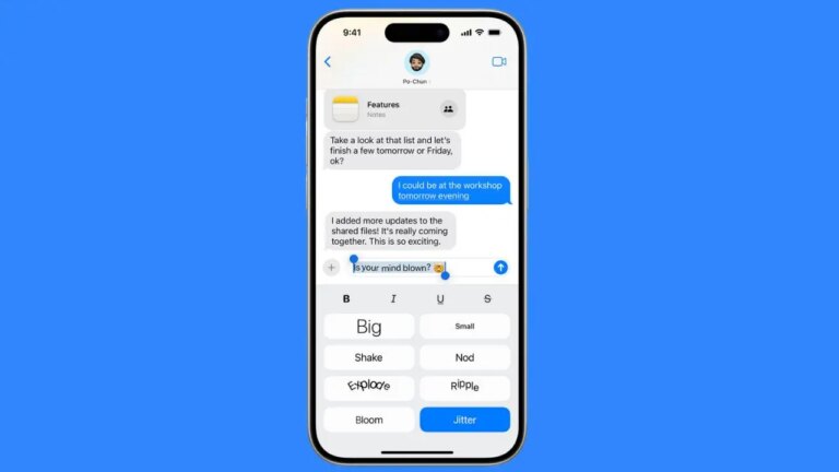 1 ios 18s new text formatting and effects in messages