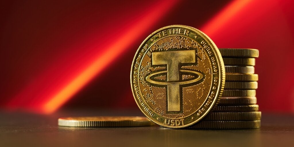 tether usdt coin red background gID 7