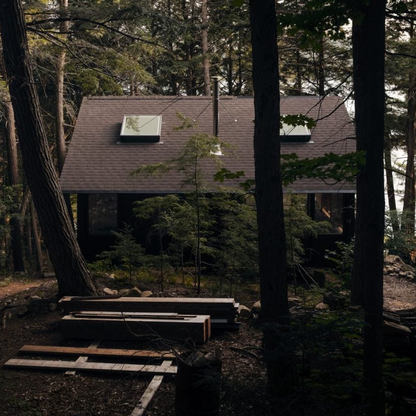 anya moryoussef architect smoke lake cabin ontario dezeen 2364 sq