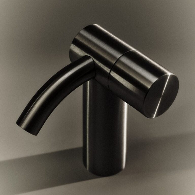 quadrodesign hum tapware dezeen showroom dezeen 2364 col 2 copy 852x852